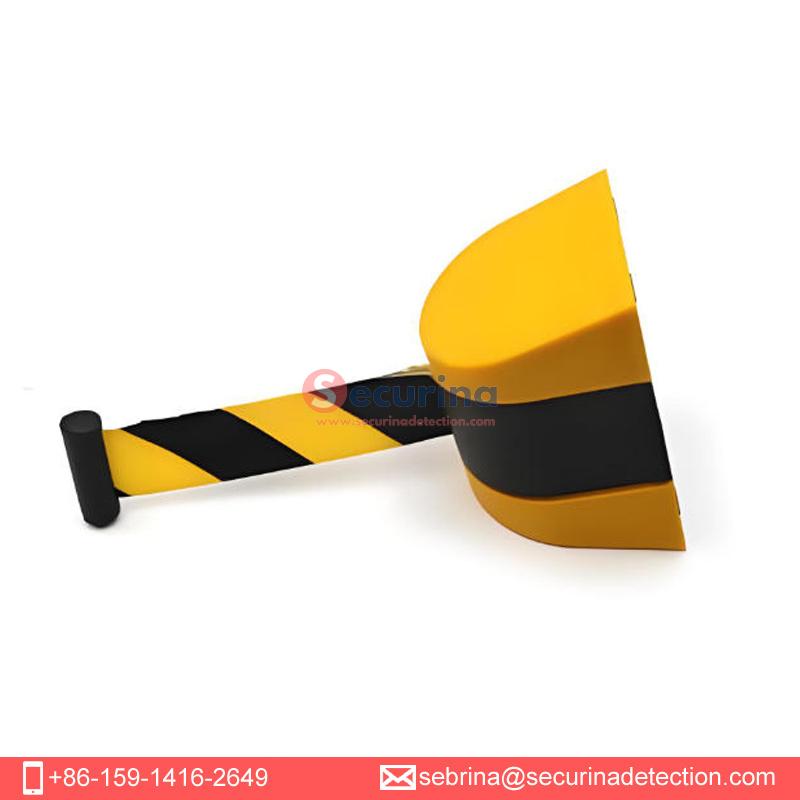 Securina Wall-Mounted Retractable Belt Barrier – Safety Crowd Control Queue Divider